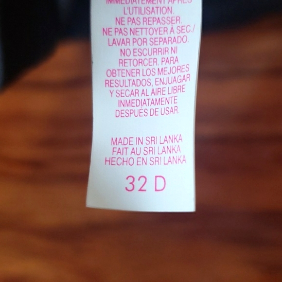 Victoria's Secret Swim | Black Jeweled Accented Bandeau Top Only, Sz 32 D. - Picture 9 of 14